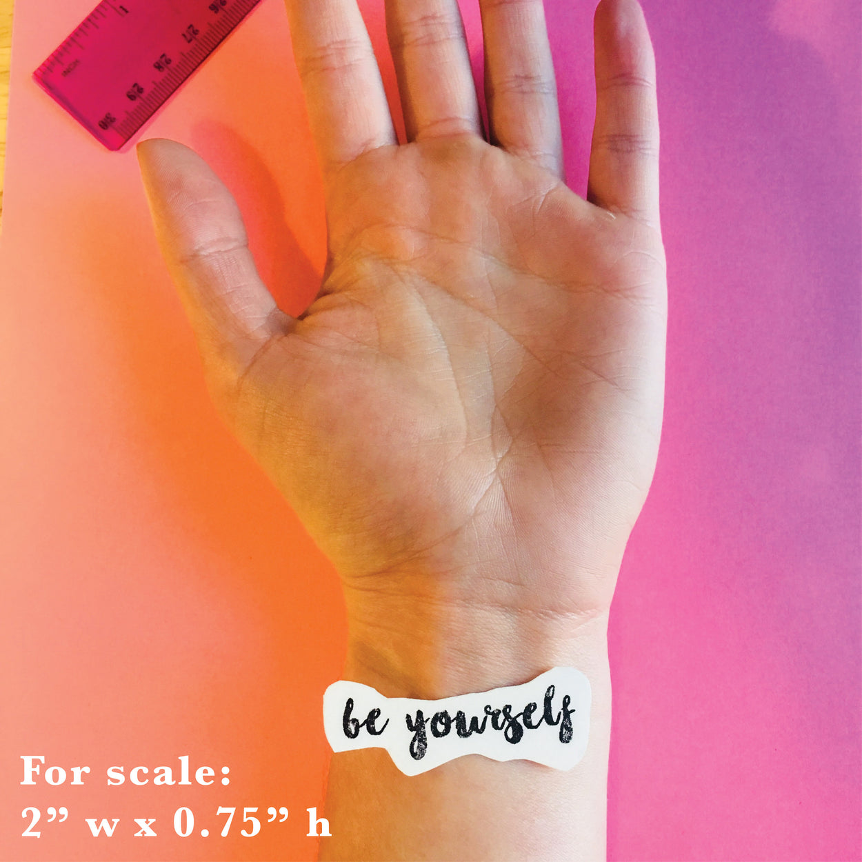 Collection of "Be" Affirmation Temporary Tattoos | Be - Kind, strong, yourself, grateful - positive phrases to motivate and inspire