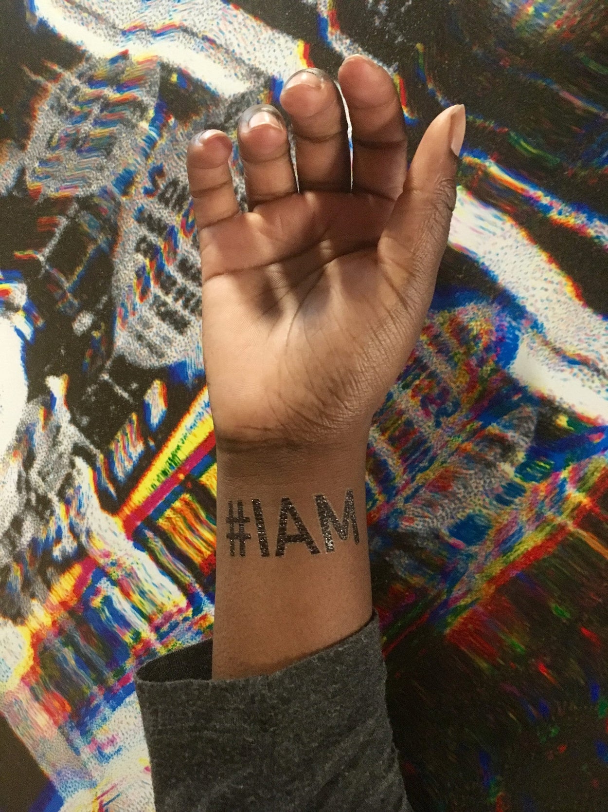 Hashtag I AM #IAM Affirmation Tattoo | Positive word affirmations for motivation and inspiration, set of 3 temporary tattoos