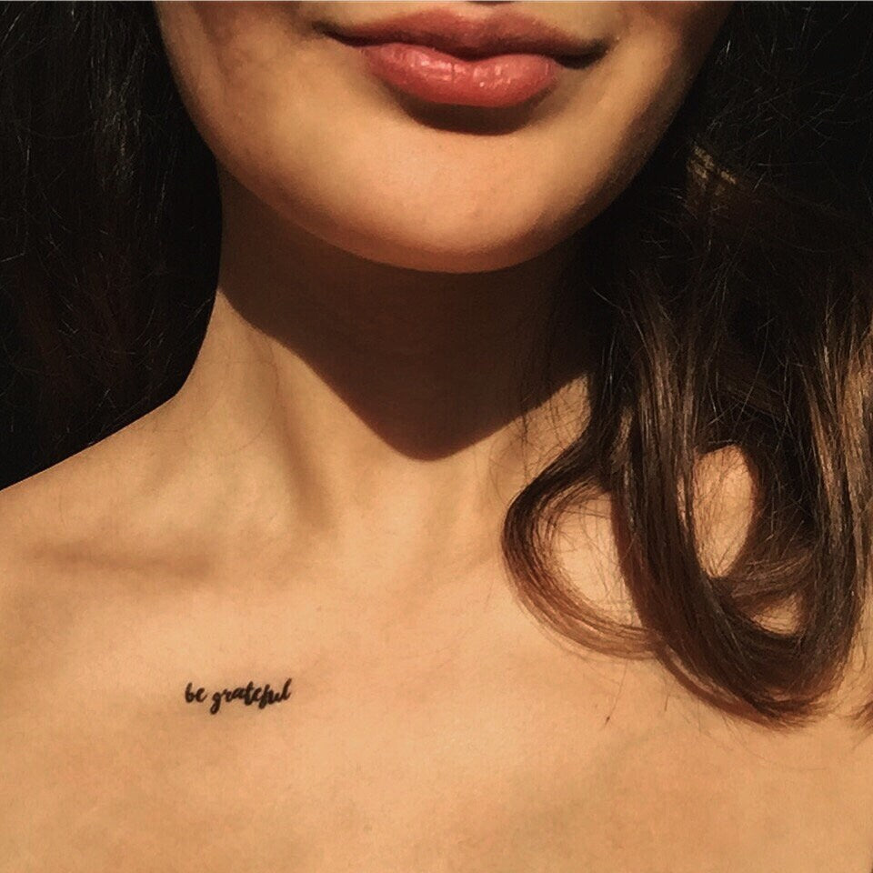 Positive "I am" Affirmations Tattoos | For daily practice of attraction, I am resilient, i am strong