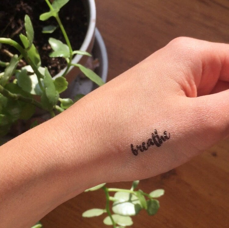Positive "I am" Affirmations Tattoos | For daily practice of attraction, I am resilient, i am strong