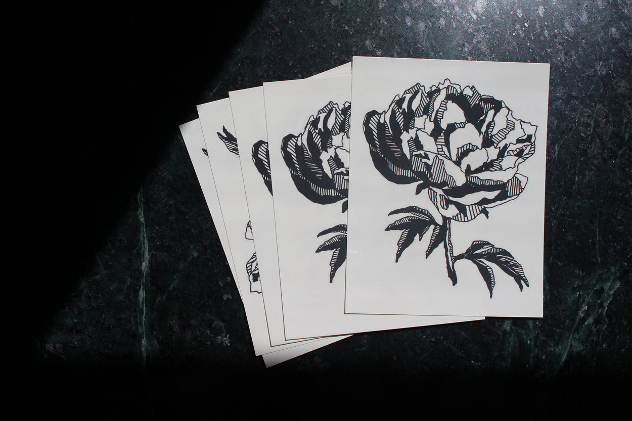 SUMMER PROMO - Scorpion, Be Brave, Palm Tree, Whale & Peony Temporary Tattoos (5 for 10)