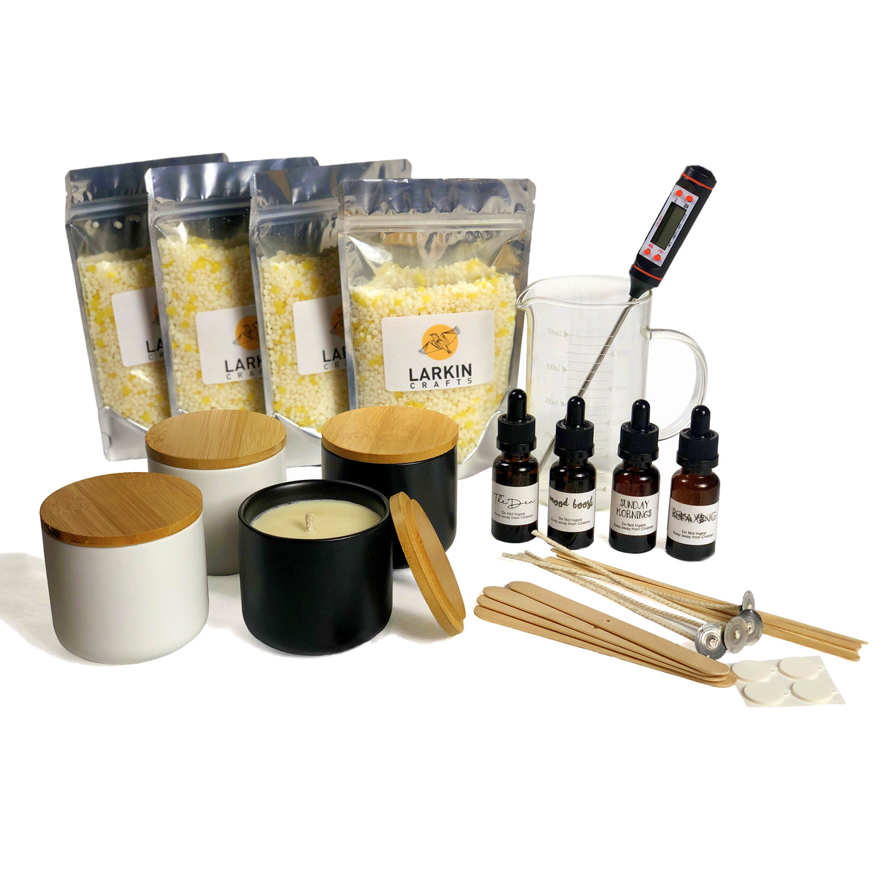 Candle Making Kit for 4 Large Scented Candles