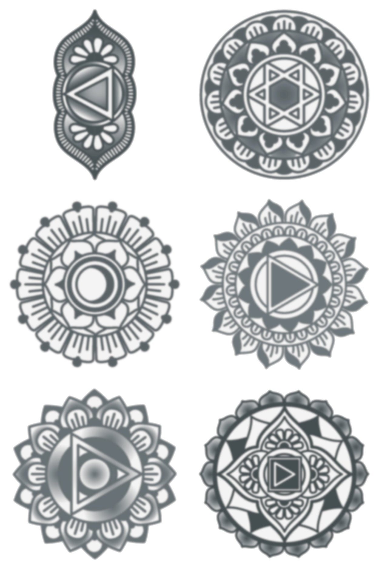 Linear Chakra Icon From India And Holi Outline Collection. Thin Line Chakra  Icon Isolated On White Background. Chakra Trendy Illustration. Body Art  Mehndi. Root Chakra. Tattoo Line Art Royalty Free SVG, Cliparts,
